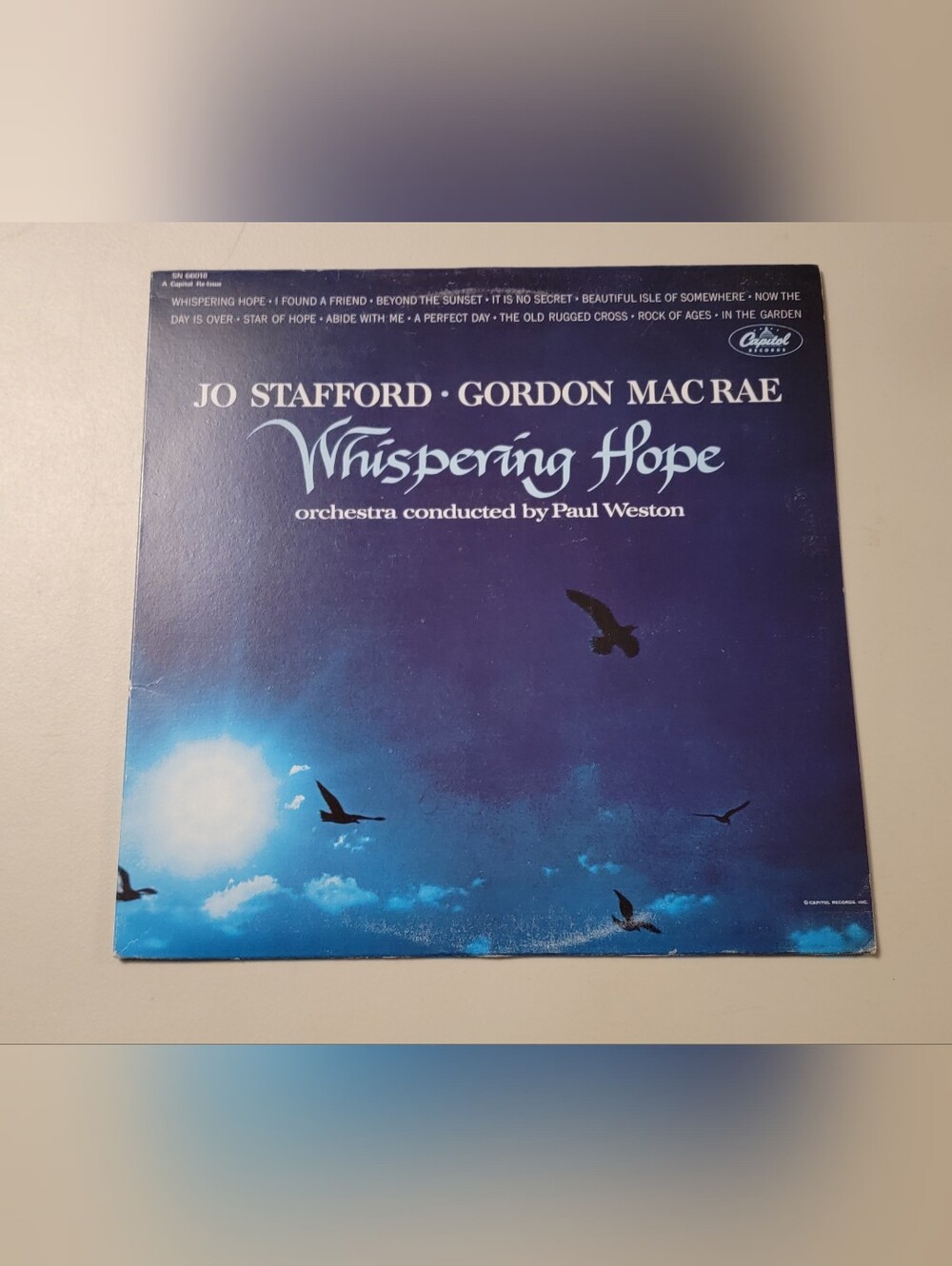 Jo Stafford Gordon MacRae Whispering Hope 33RPM Record